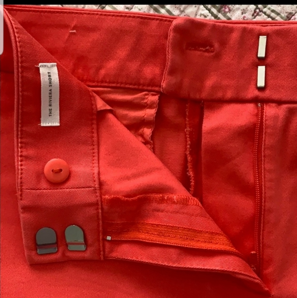 LOFT Riviera Short NWT in coral Sz:0 6"inseam - Picture 3 of 11